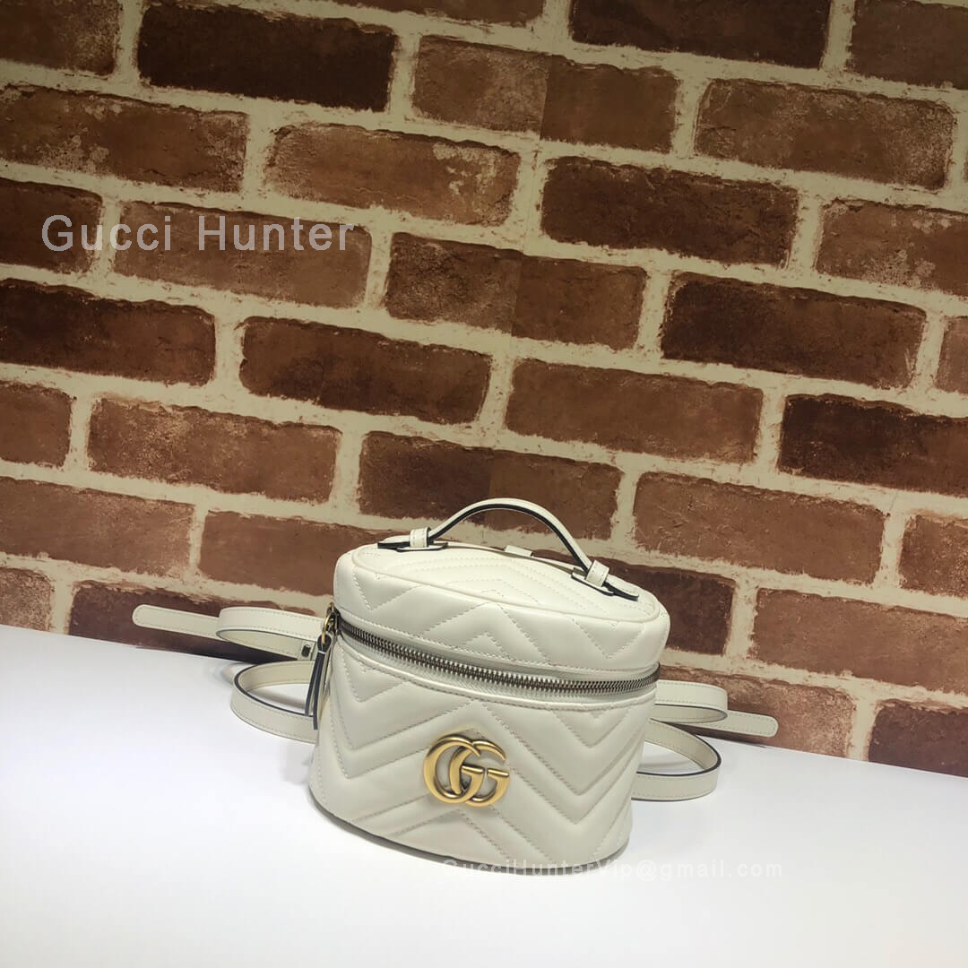 Gucci GG Marmont Mini Backpack White 598594